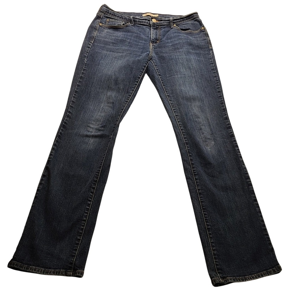 Levis 505 Straight Leg Jeans Women's 10 Dark Wash Denim Mid Rise Straight NWOT
